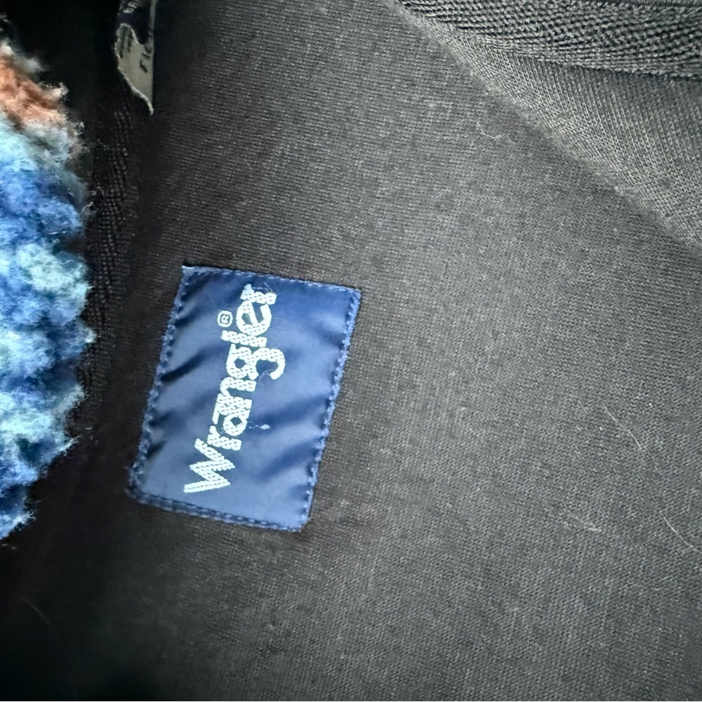 Wrangler Blue Multi-Color Patterned Zip-Up Sweater - Picture 2 of 5